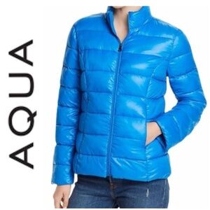 AQUA packable puffer jacket, EUC, size L